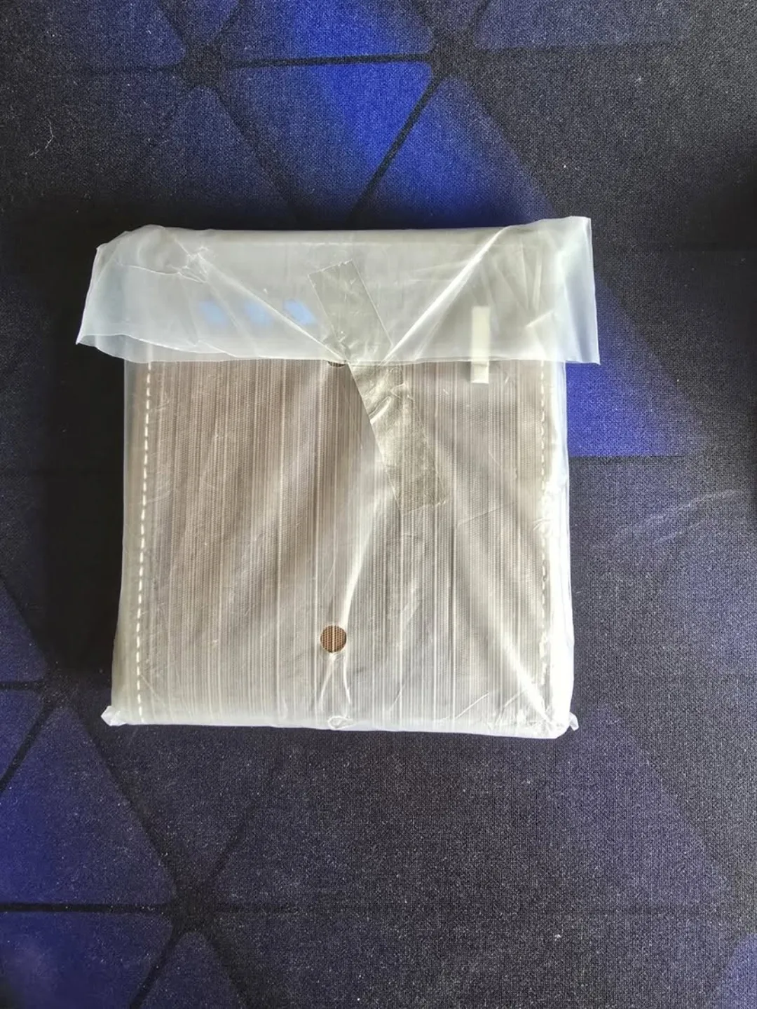 Men's Stripe Wallet  ID Credit Card Holder High Quality Leather image indicator(5)