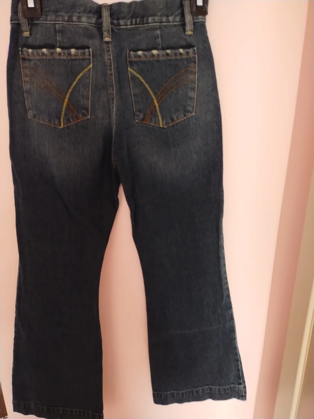 Children Xhilaration  Wash Boot Leg Jeans - Size 10 image indicator(2)