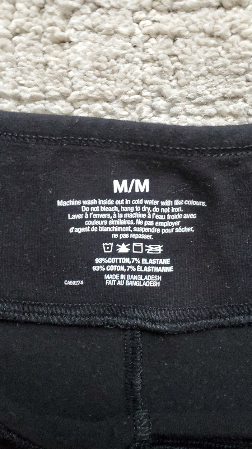 Black Leggings - Medium - photo 2