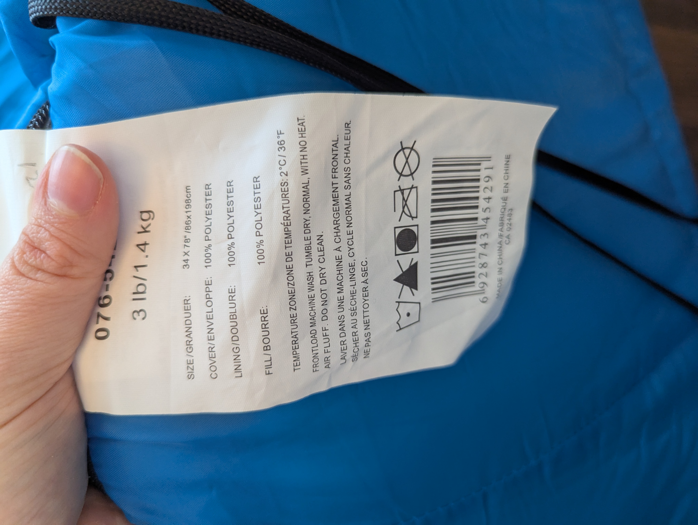 Outbound sleeping bag - photo 4