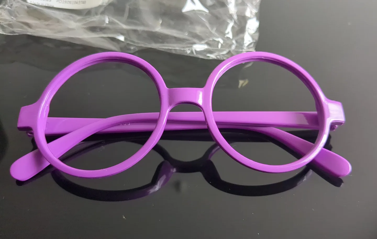 🏒FREE New Purple Costume Round Glasses without lenses #freecycle image indicator(2)