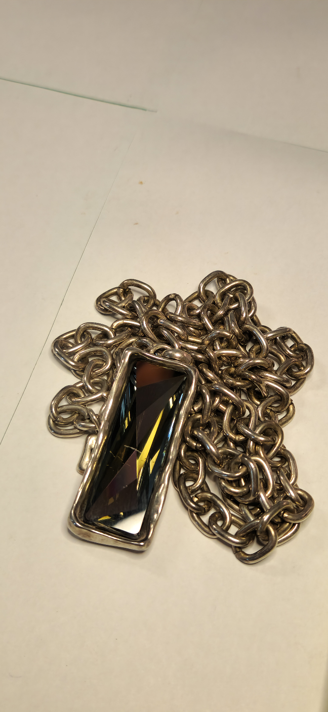 Uno de 50 Necklace with Rectangular Swarvoski Pendant - photo 5