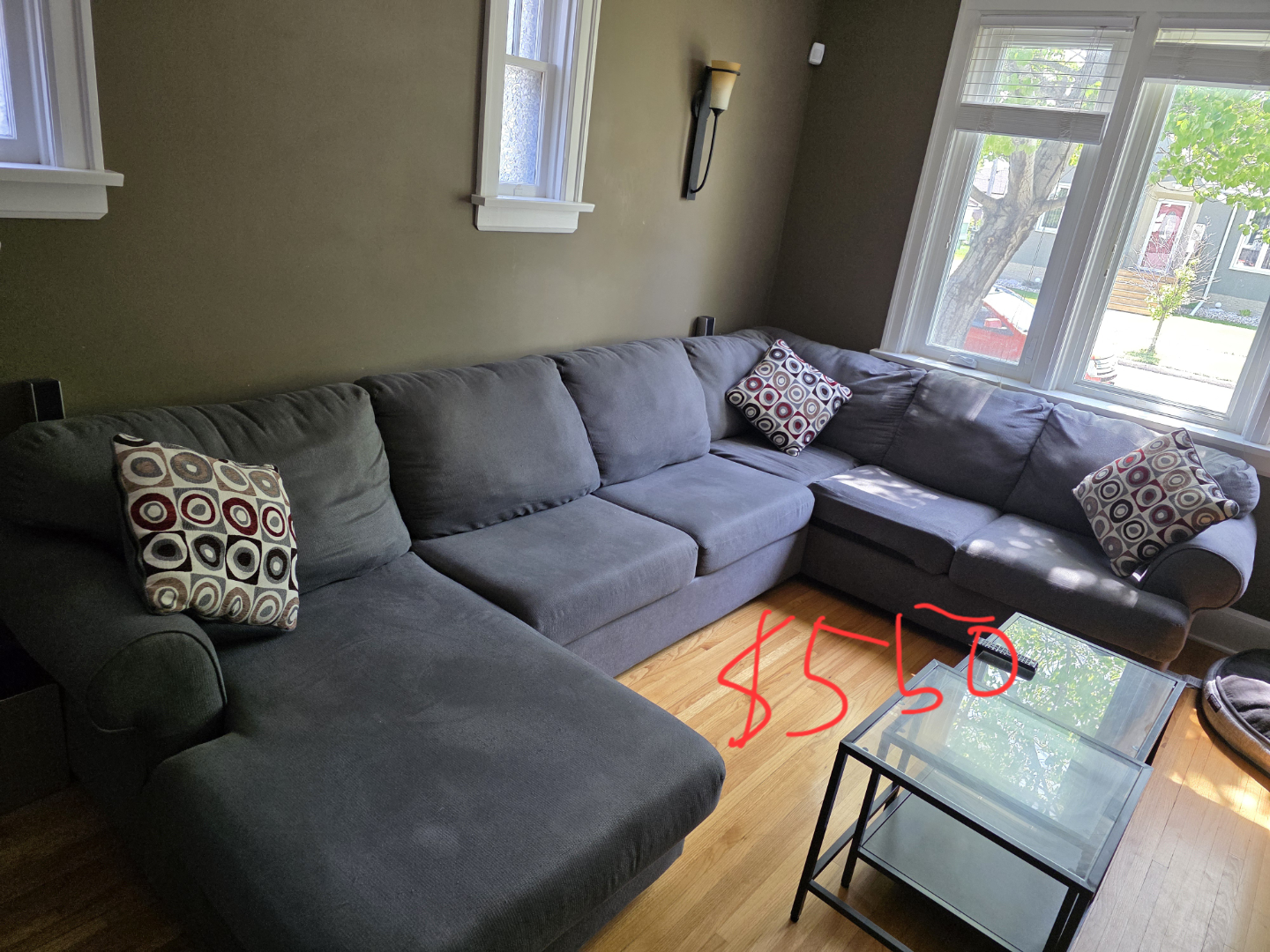 Grey L-Shaped Sectional Sofa(MOVING SALE) - photo 5