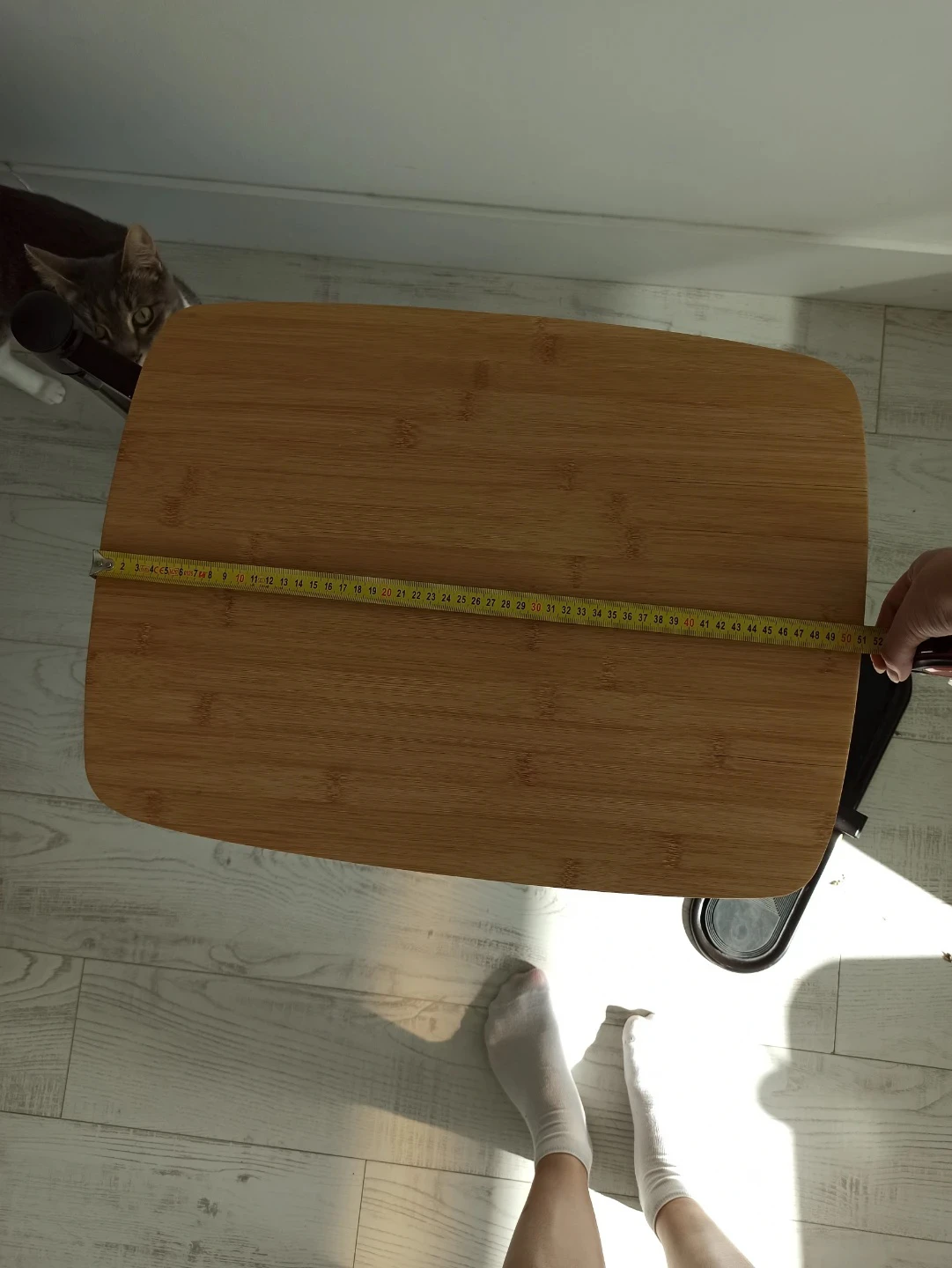 Adjustable Bamboo Laptop Table - photo 4