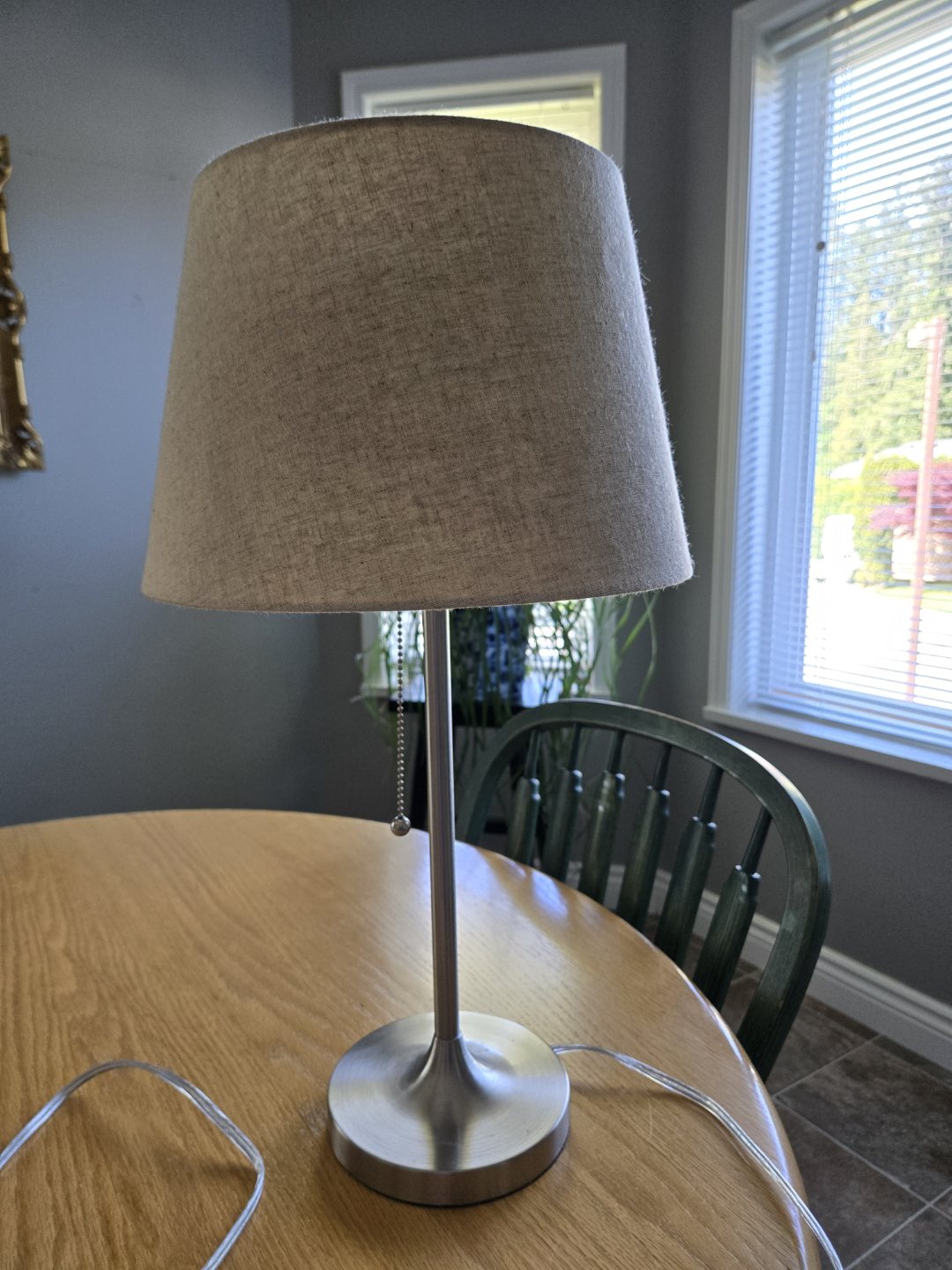 Table Lamp with Linen Shade