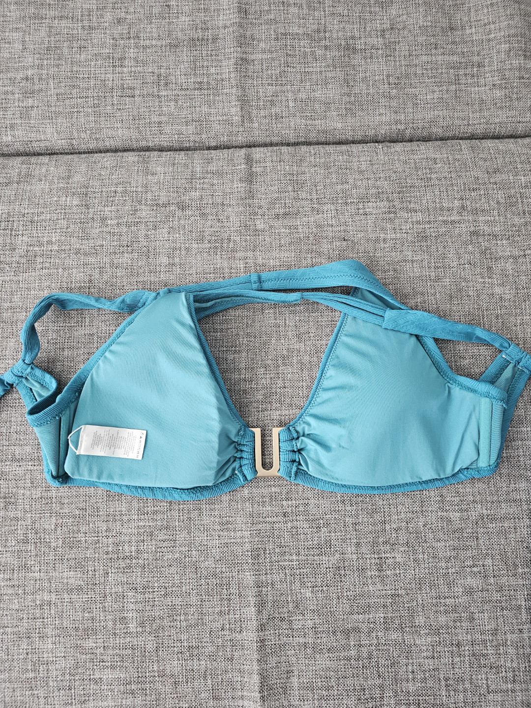 Teal Bikini Top - Adjustable Straps - photo 2