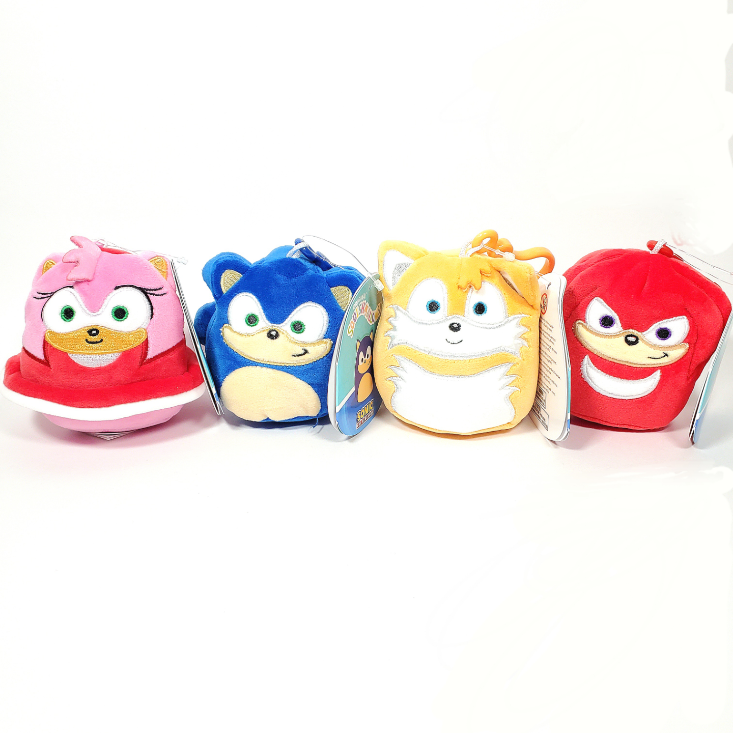 Sonic the Hedgehog Squishmallows Keychain Plush Set