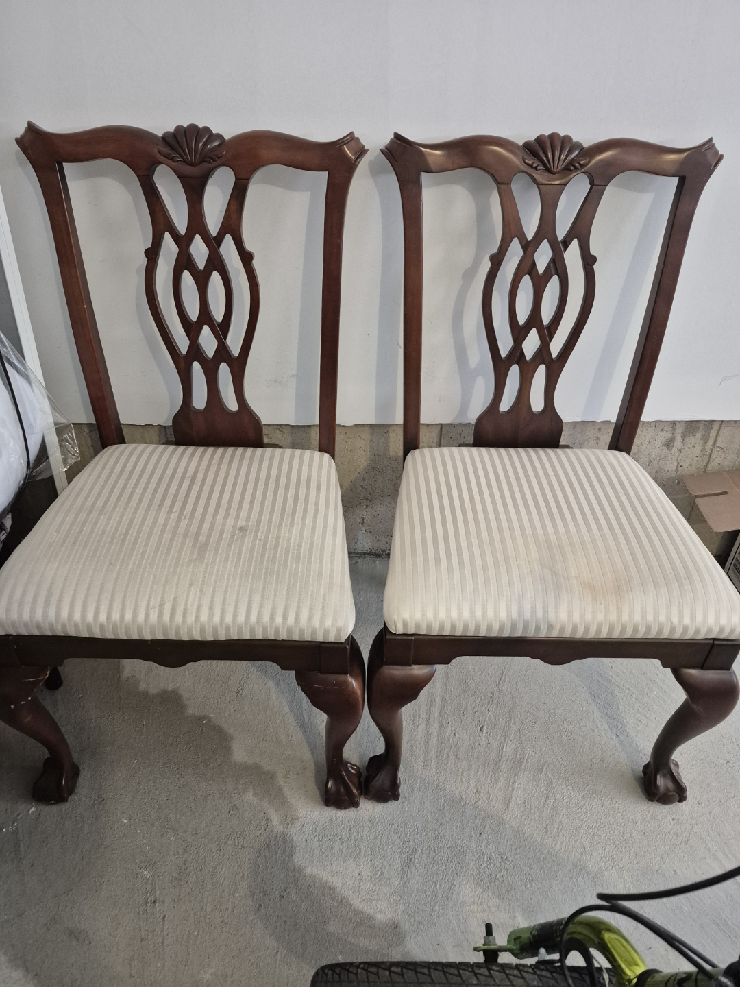 Set of wooden designer four Chair
