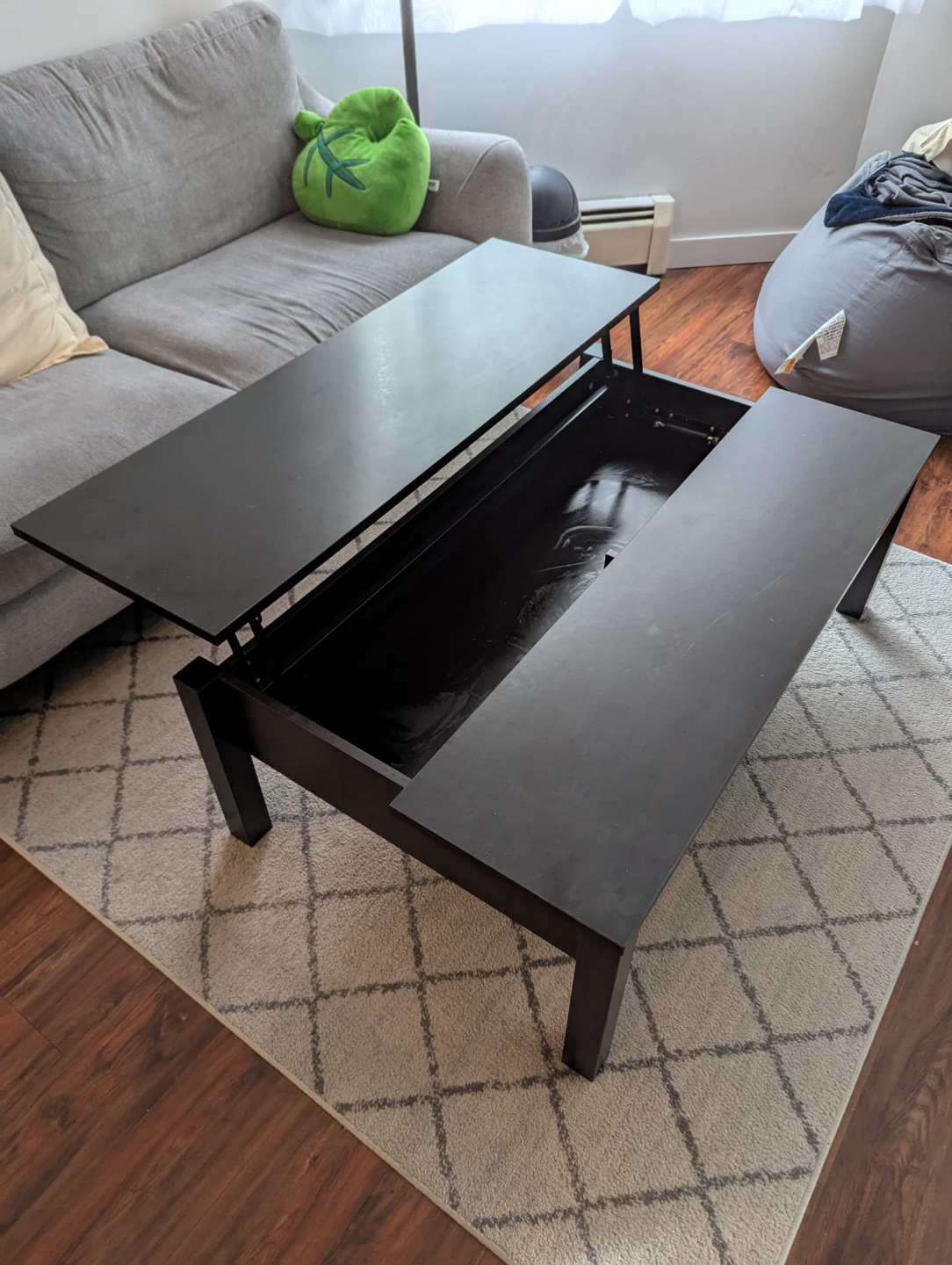 IKEA Trulstorp Lift-Top Coffee Table with Storage