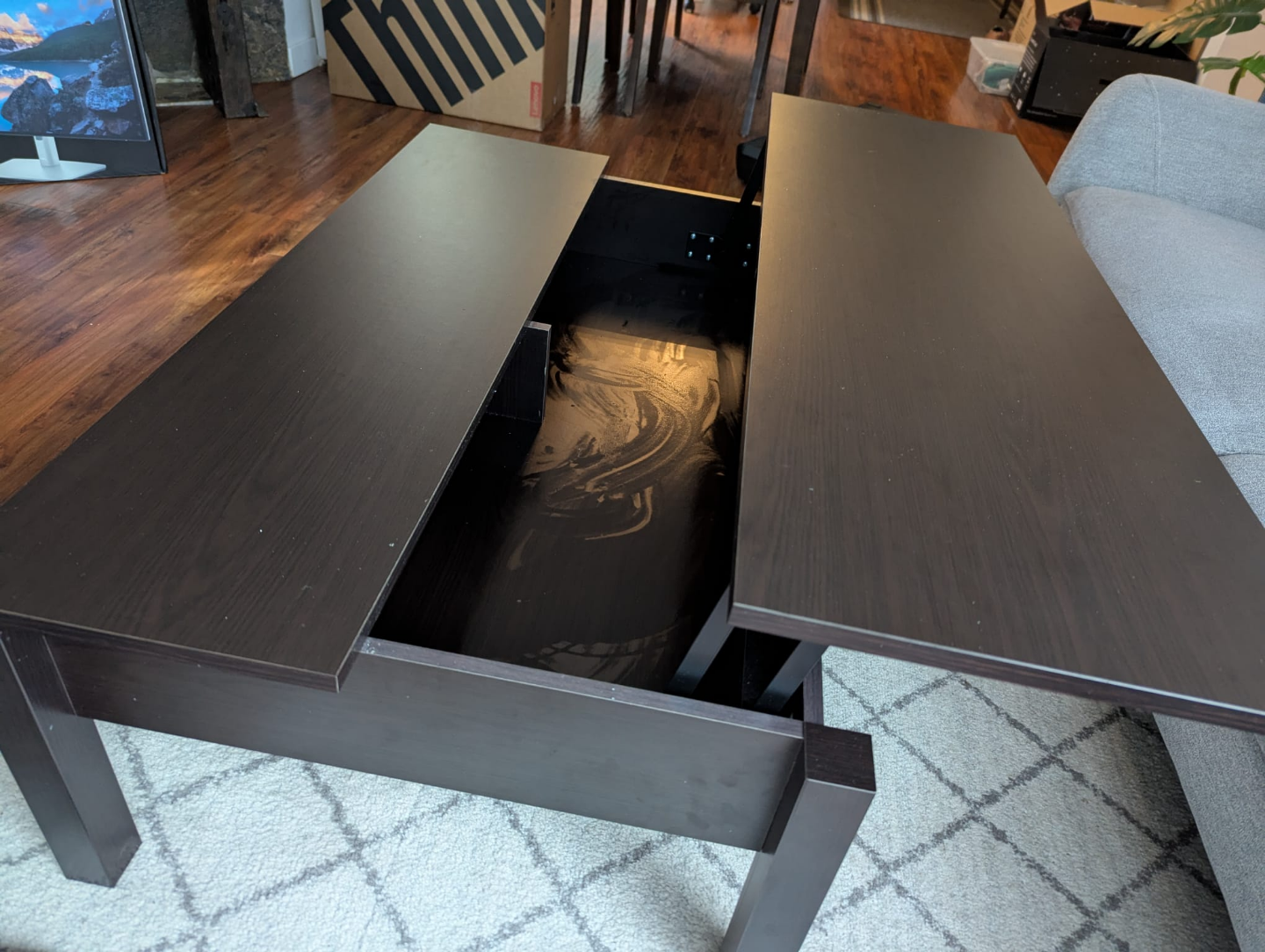 IKEA Trulstorp Lift-Top Coffee Table with Storage - photo 5