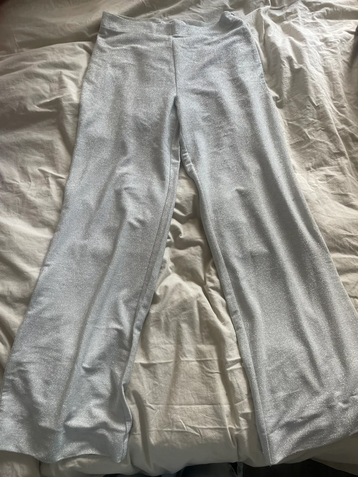 Mango Silver Glitter Pants thumbnail