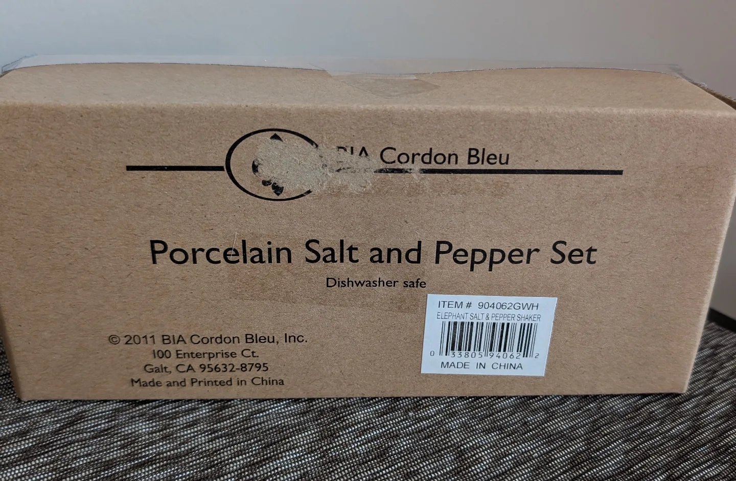 BIA Cordon Bleu Elephant Salt and Pepper Shaker Set image indicator(2)