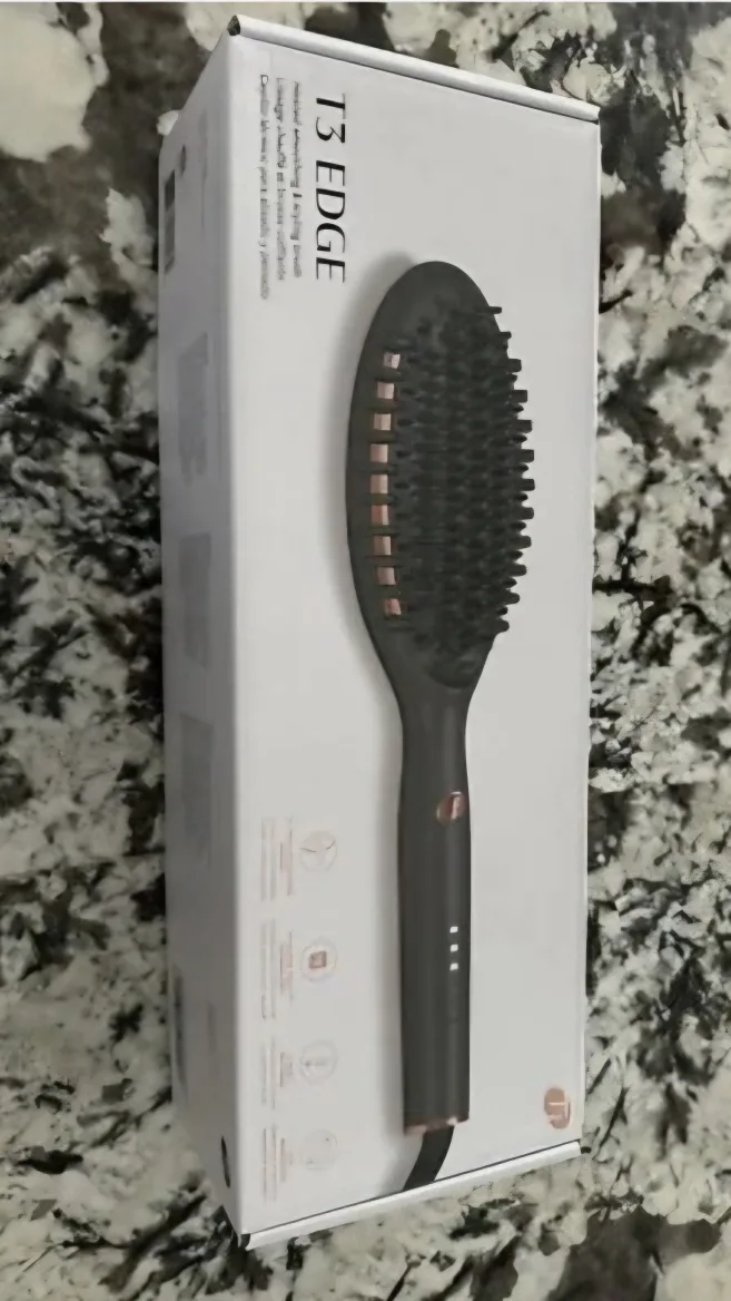 BNIB-T3 Edge Heated Smoothing & Styling Brush thumbnail