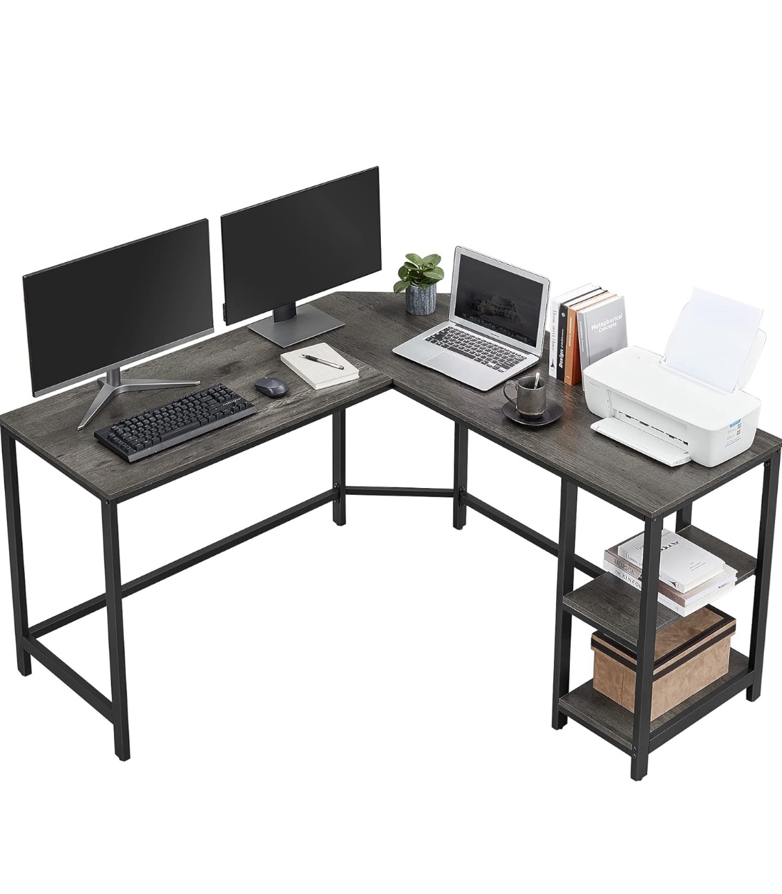 Computer Desk, L-Shaped Corner Desk - photo 3