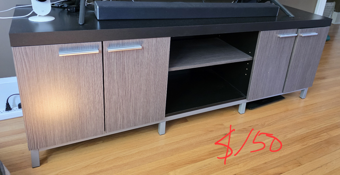 Modern TV Stand (MOVING SALE)