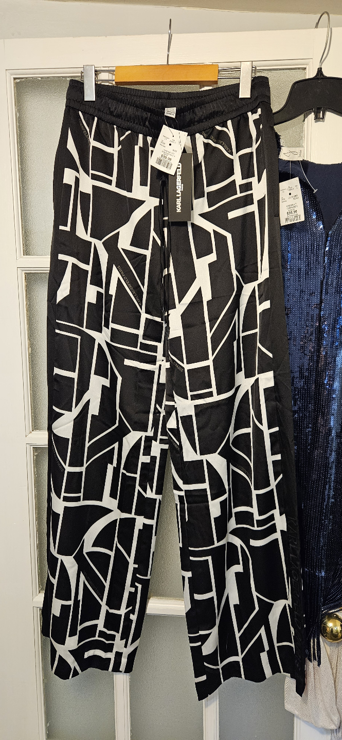 Karl Lagerfeld Paris Women's Black and White Geometric Print - photo 5