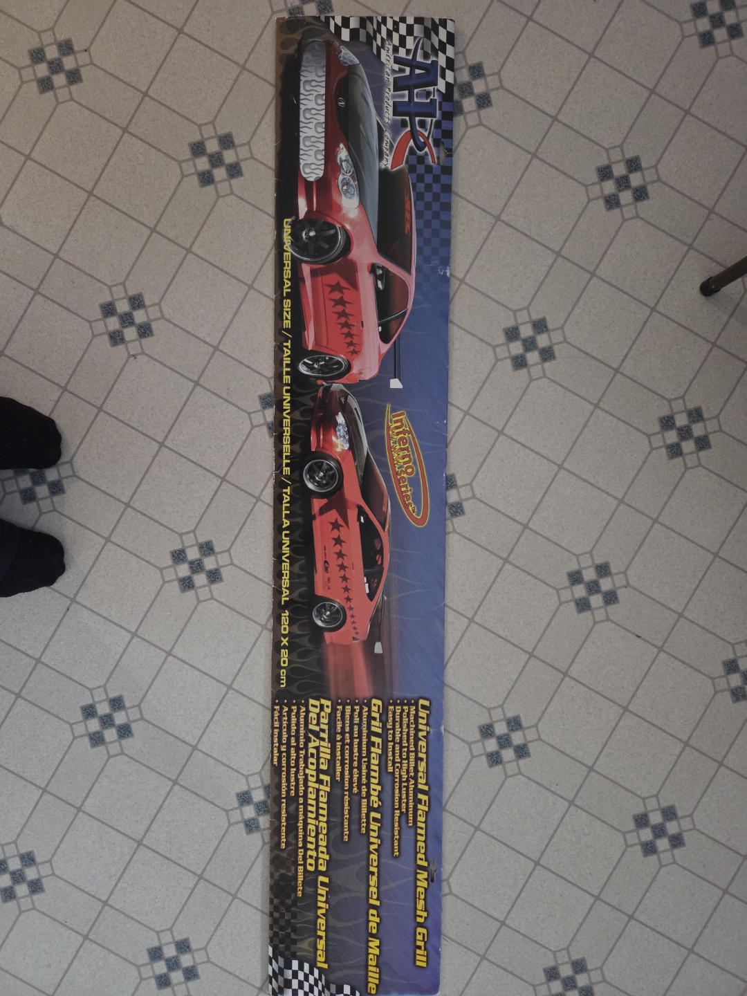 Universal Flamed Mesh Grill for Cars