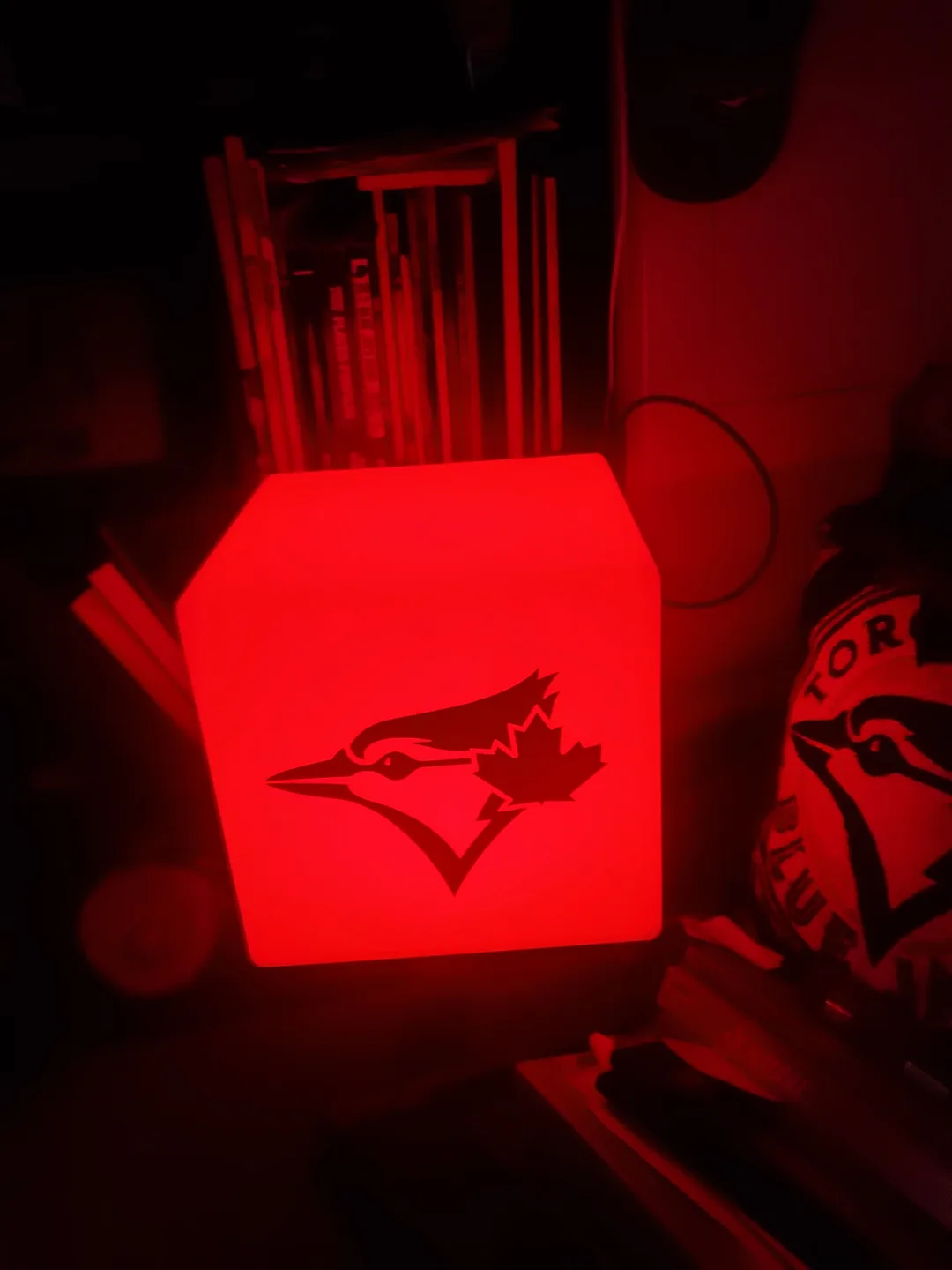 Toronto Blue Jays LED Cube Lamp image indicator(6)