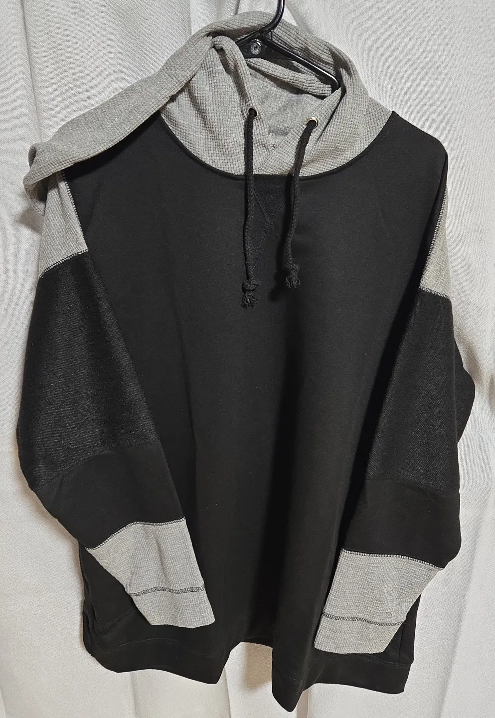 Men's Colour Block Hoodie Sweatshirt - Size XL thumbnail