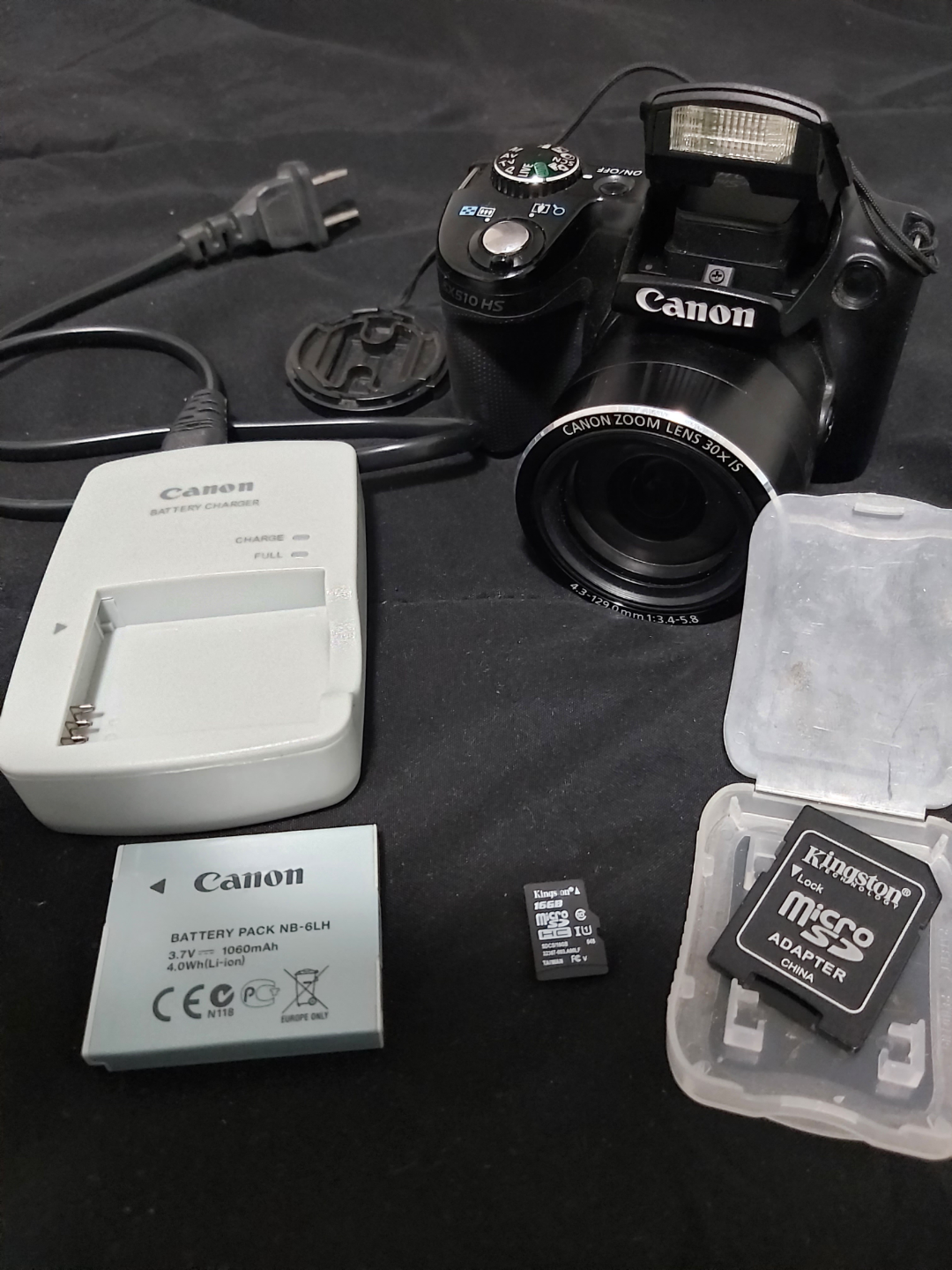 Canon PowerShot SX510 HS Digital Camera with Accessories