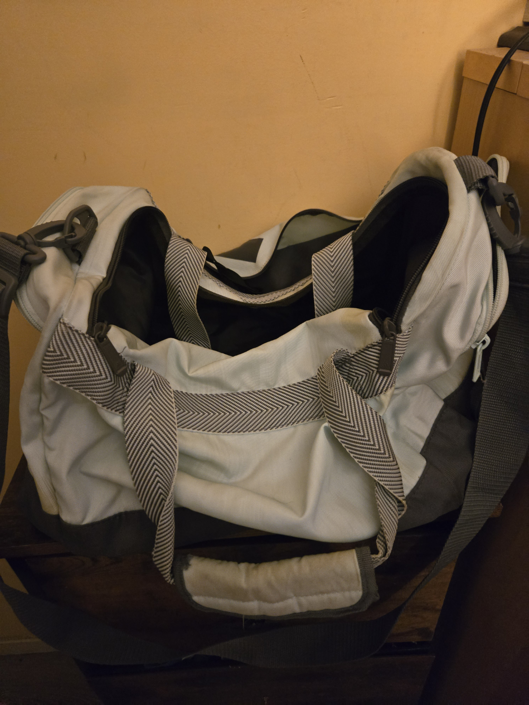 Adidas Duffle Bag - Light Blue & Grey - photo 4
