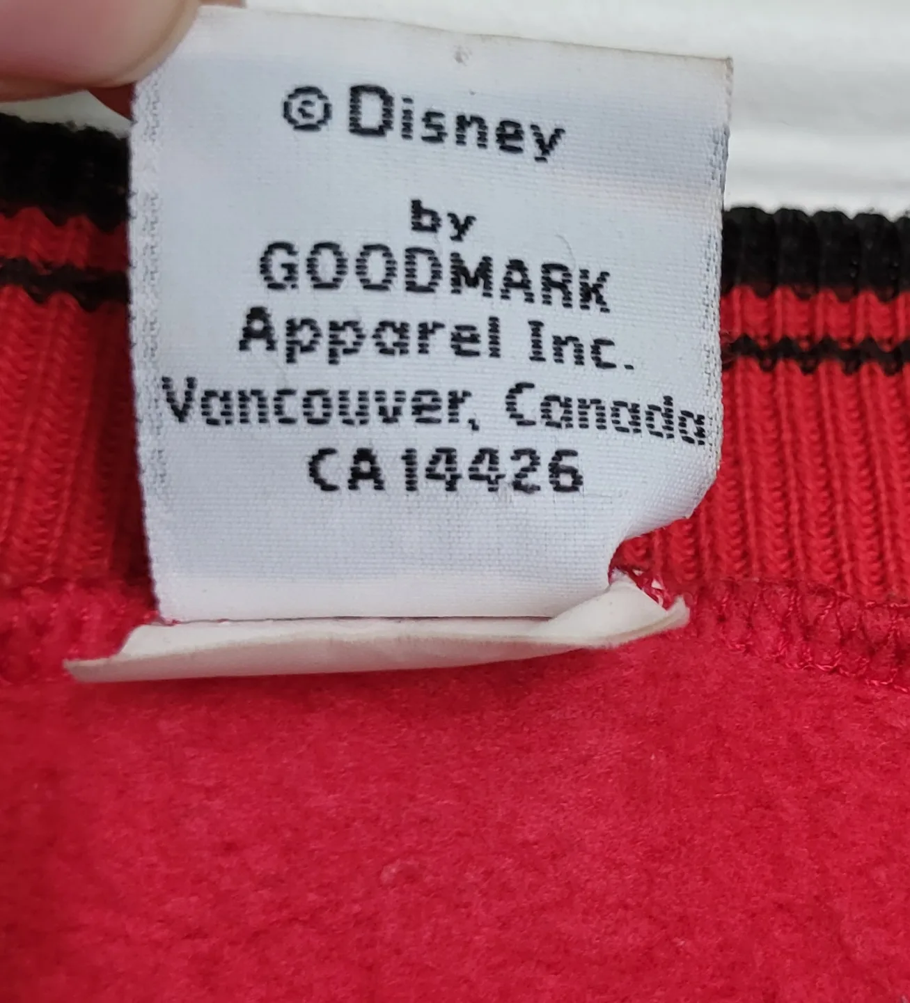 Vintage 90s Disney Varsity Fleece Jacket * Made in Canada * image indicator(4)