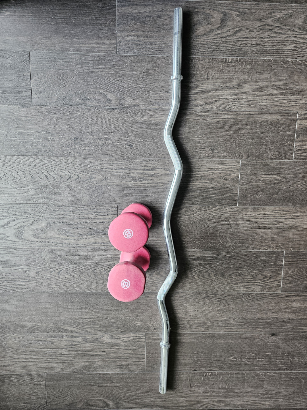 Dumbbells and Curl Bar - photo 2