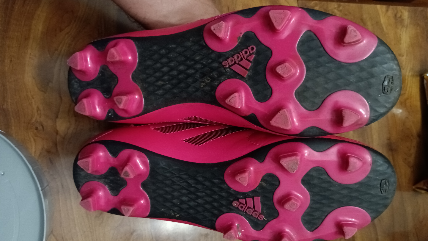 Pink Adidas Kids Soccer Cleats - photo 2