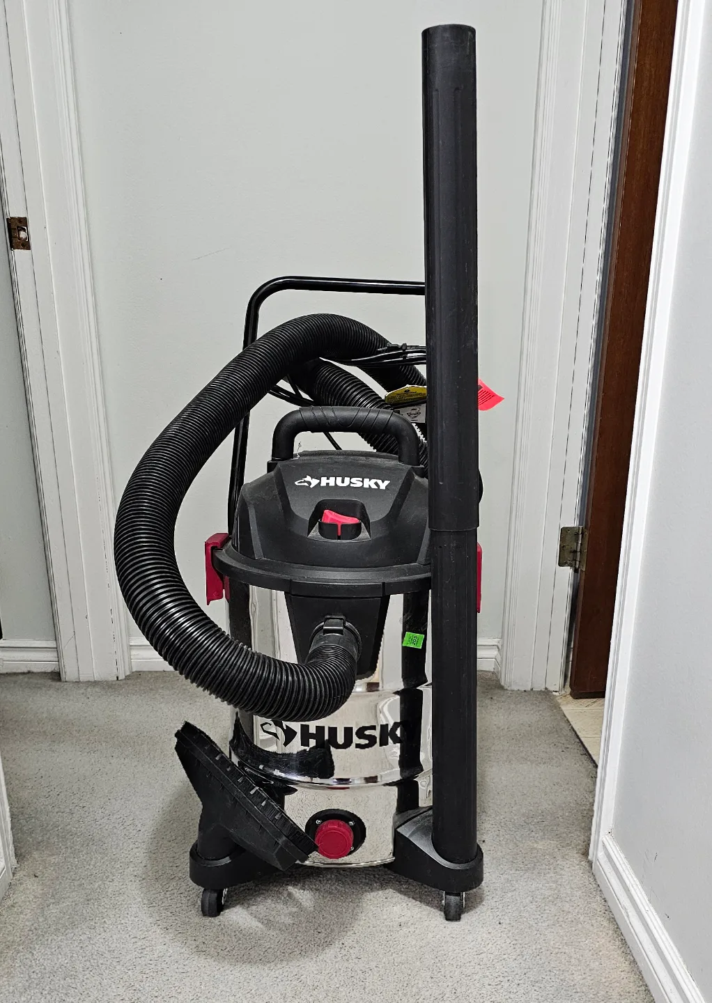 Husky 6-gallon Stainless Steel Wet/Dry Vacuum thumbnail