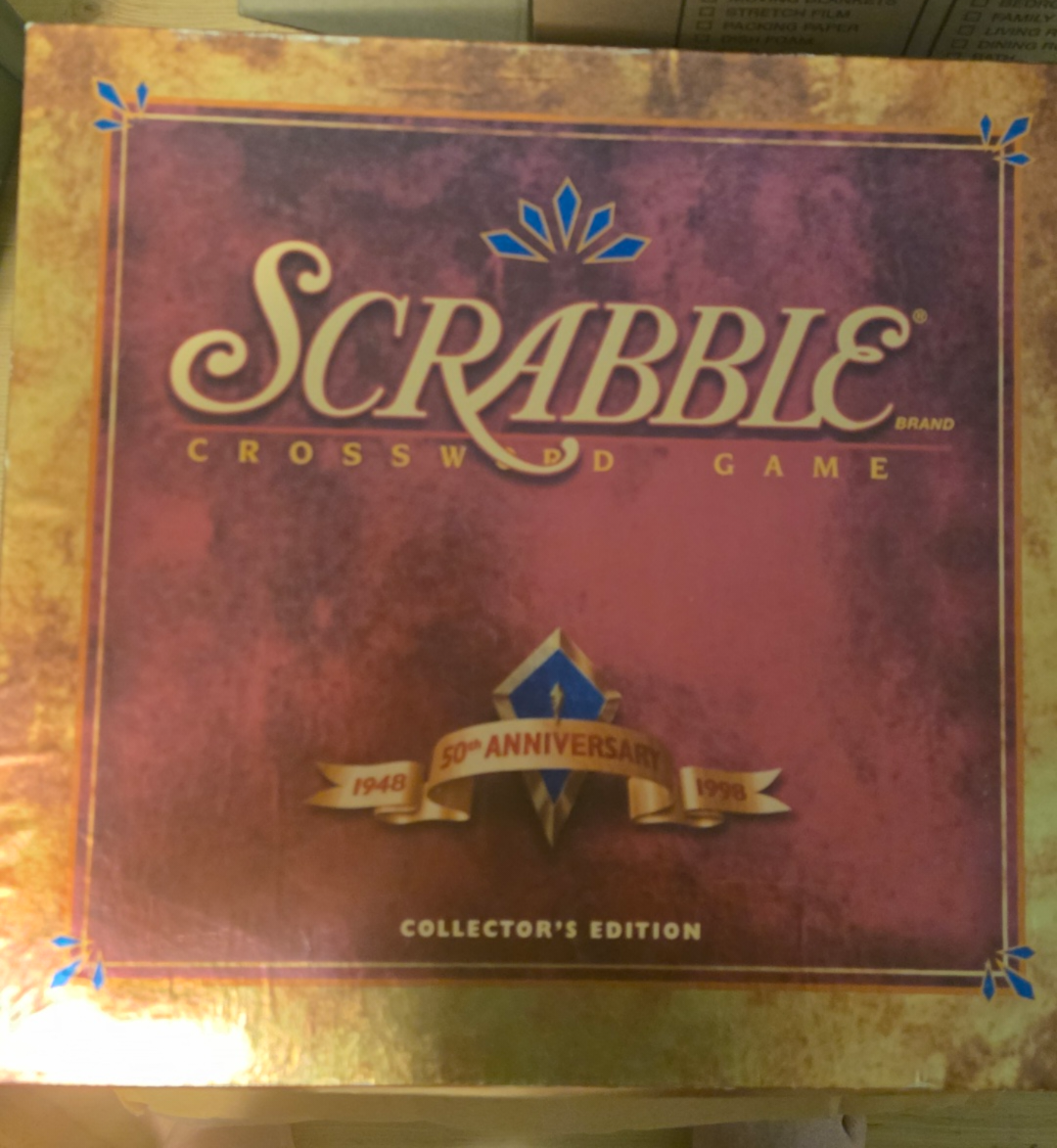 Scrabble Crossword Game Collector's Edition 50th Anniversary