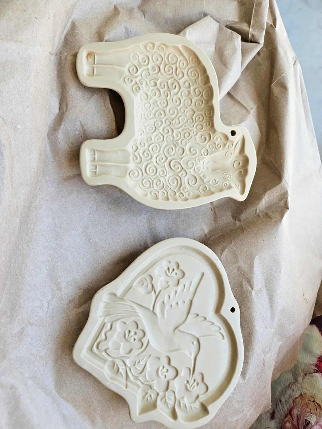 Vintage Cookie Cutters - Sheep & Hummingbird. 8.00 each thumbnail