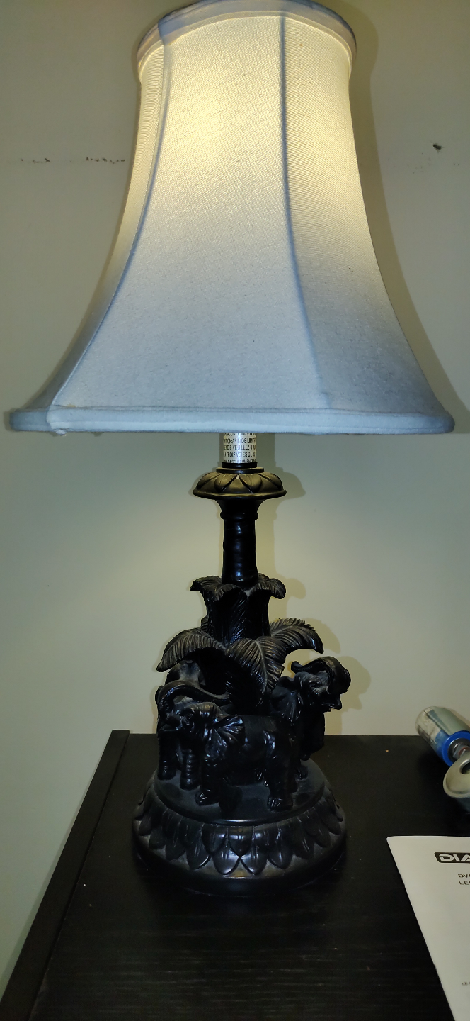 Elephant Table Lamp - photo 2