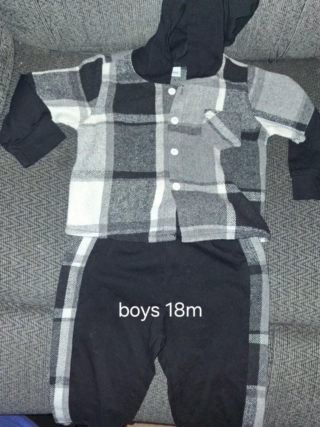 Boys 18m Hoodie and Pants Set thumbnail