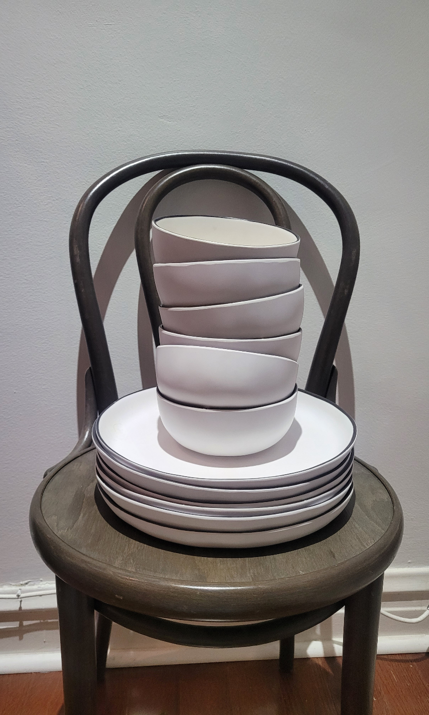 Leanne Ford for Crate & Barrel Melamine Dinnerware Set of 6