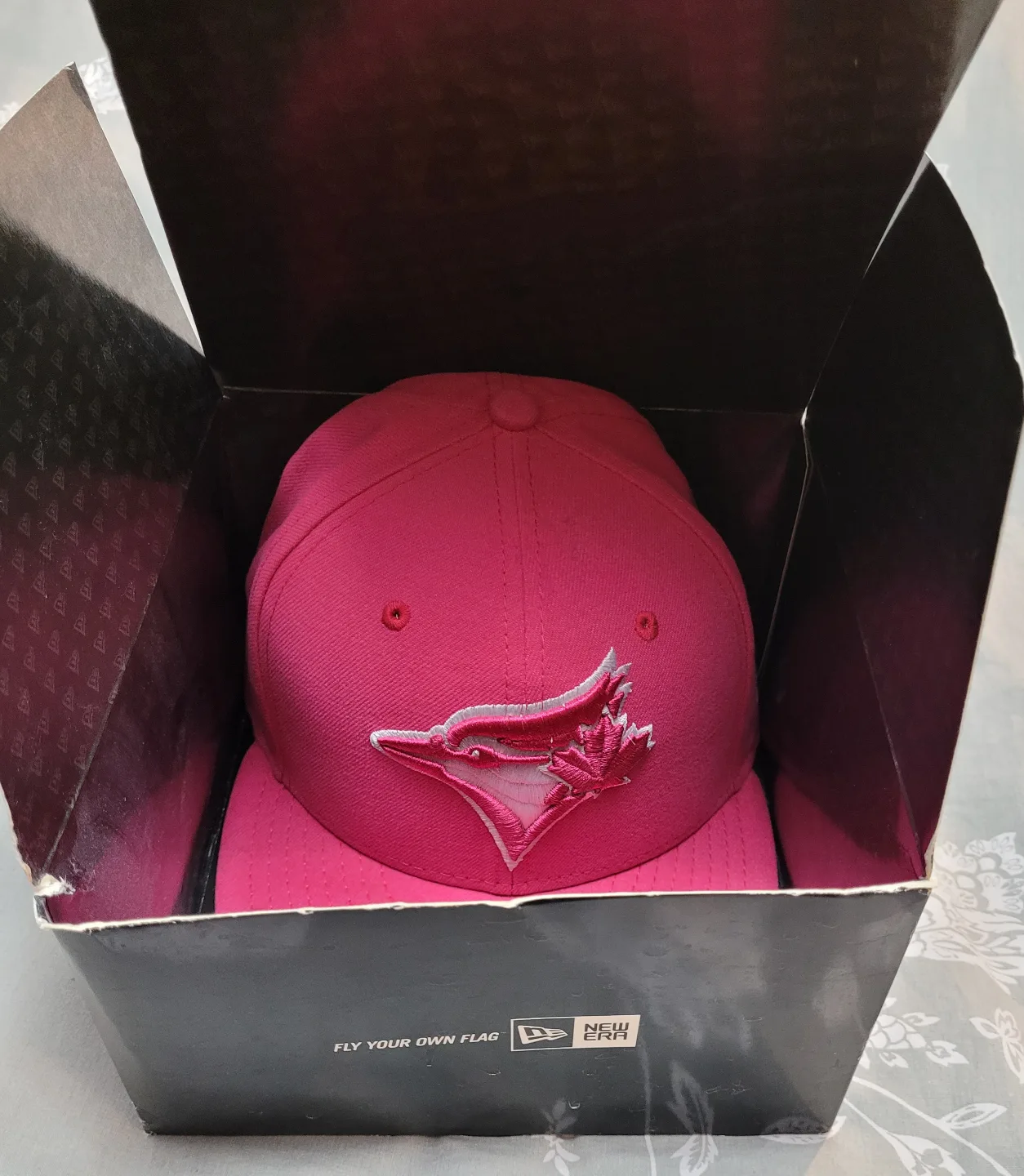 *Never Worn* Pink Toronto Blue Jays New Era 59Fifty Fitted Hat image indicator(5)