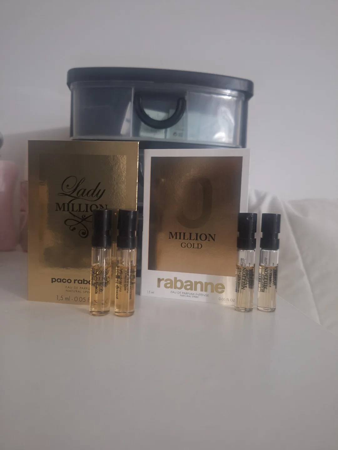 Paco Rabanne Lady Million & Million Gold Perfume Sample Set thumbnail