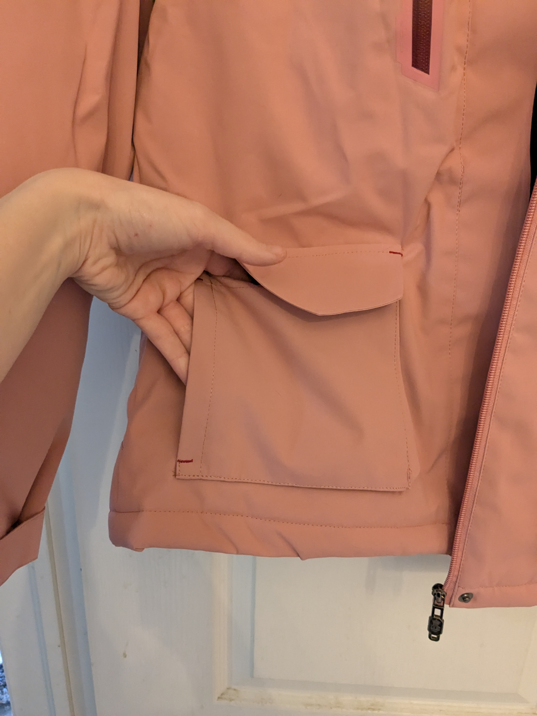 Women's Pink Heated Winter Coat Jacket - photo 2