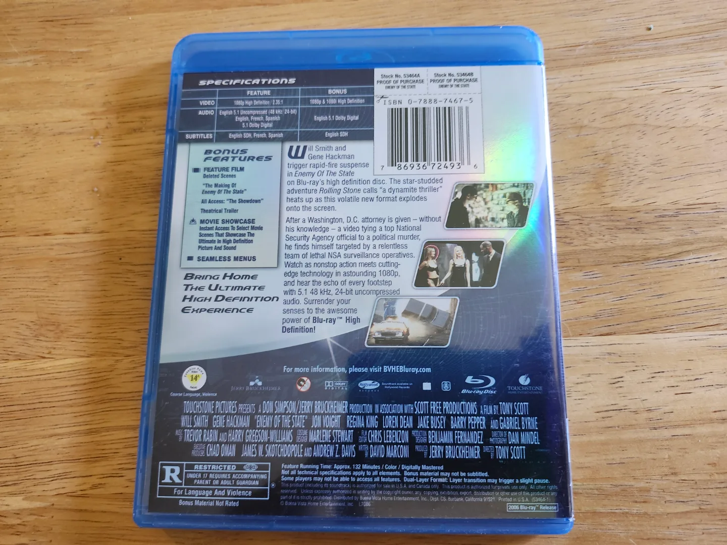 Enemy of the State Blu-ray image indicator(2)