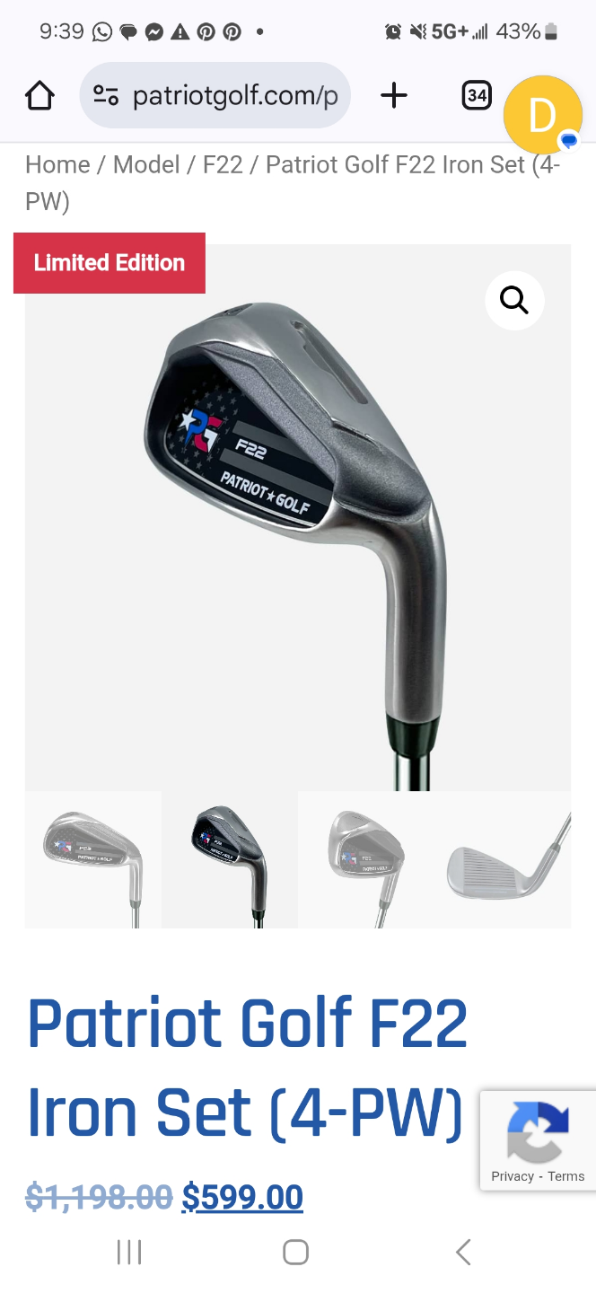 Golf clubs Right Hand Mens - photo 2
