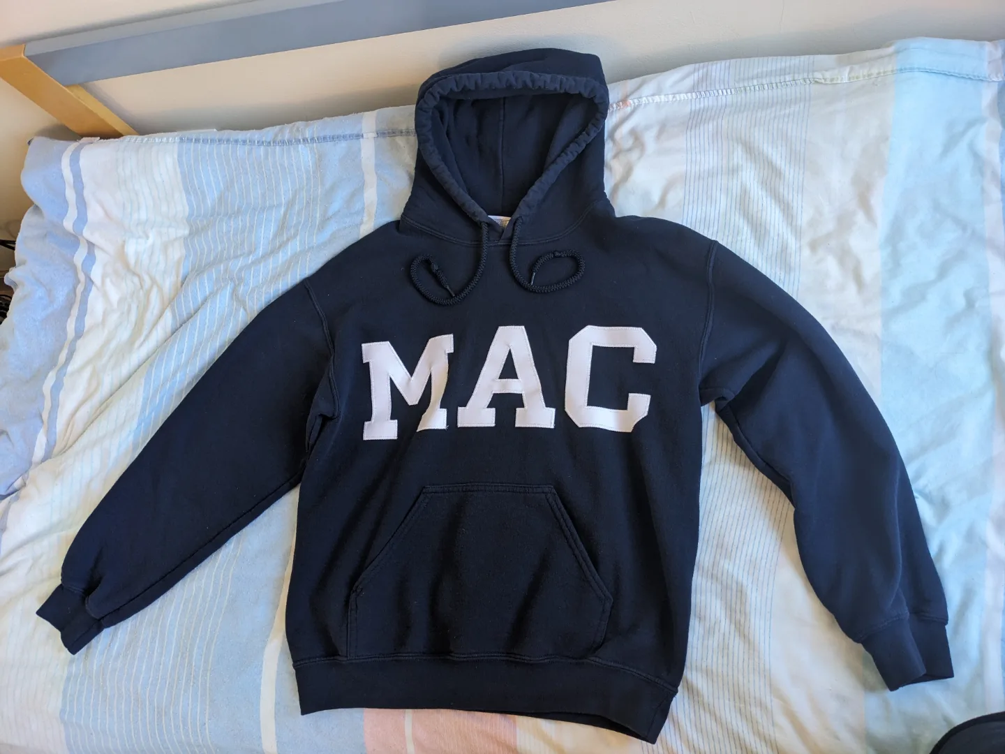 Gildan Navy Blue MAC Hoodie thumbnail
