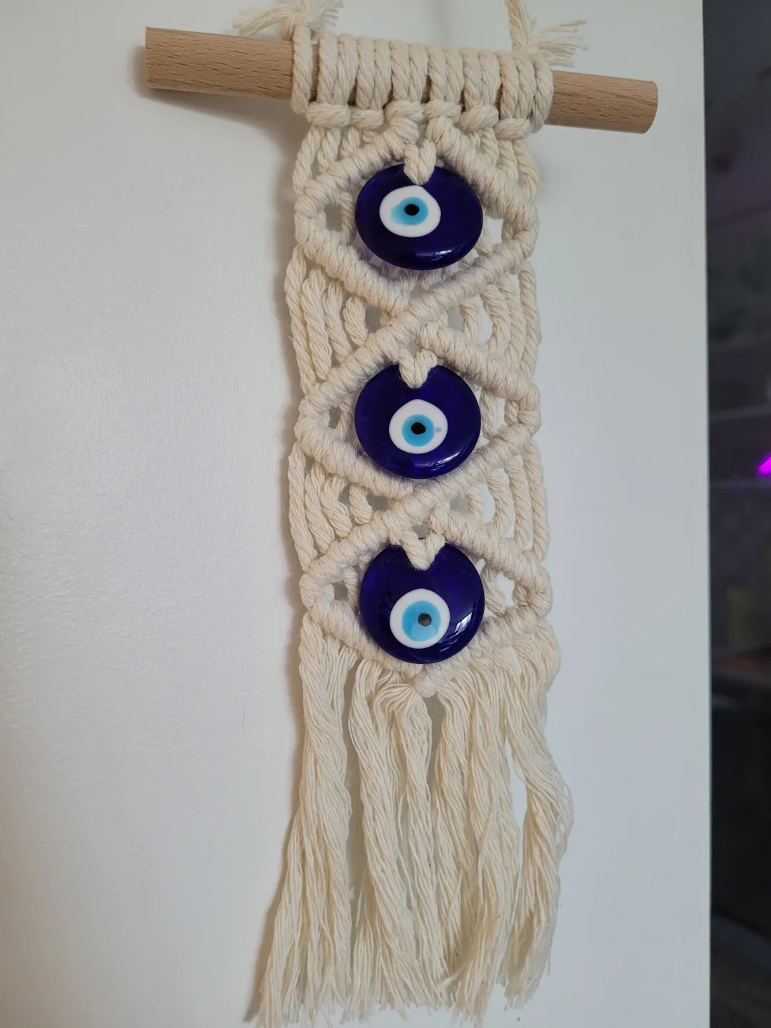 Macrame Evil Eye Wall Hanging image indicator(3)