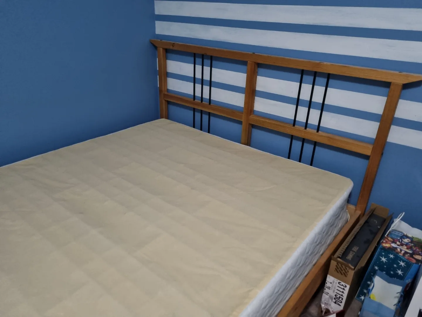 Double Bed Frame with Headboard thumbnail