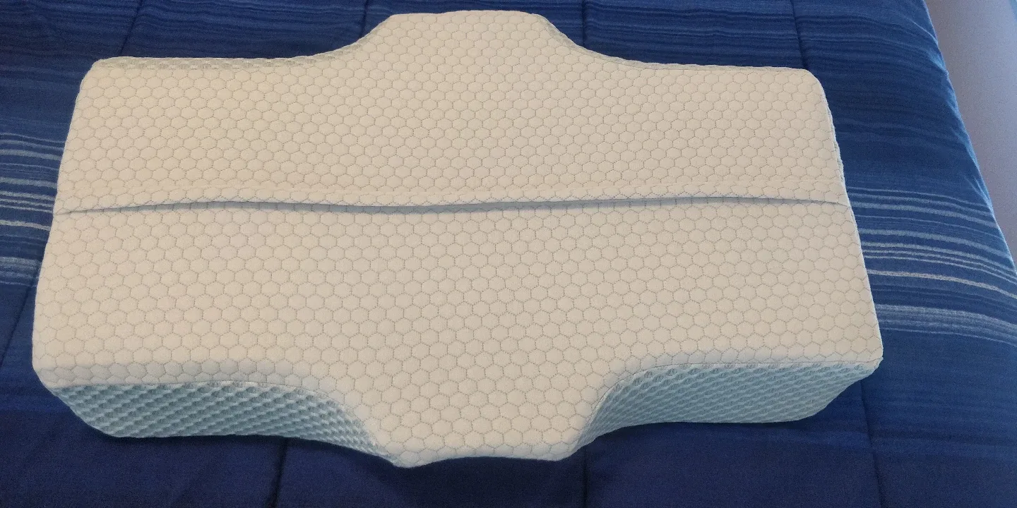 Memory Foam Cervical Neck Pillow - LIKE NEW - Retails for 50$ image indicator(3)