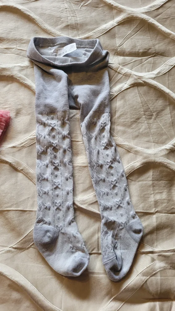 Baby Girls' skirt & Light grey Tights Size 2-3X image indicator(2)