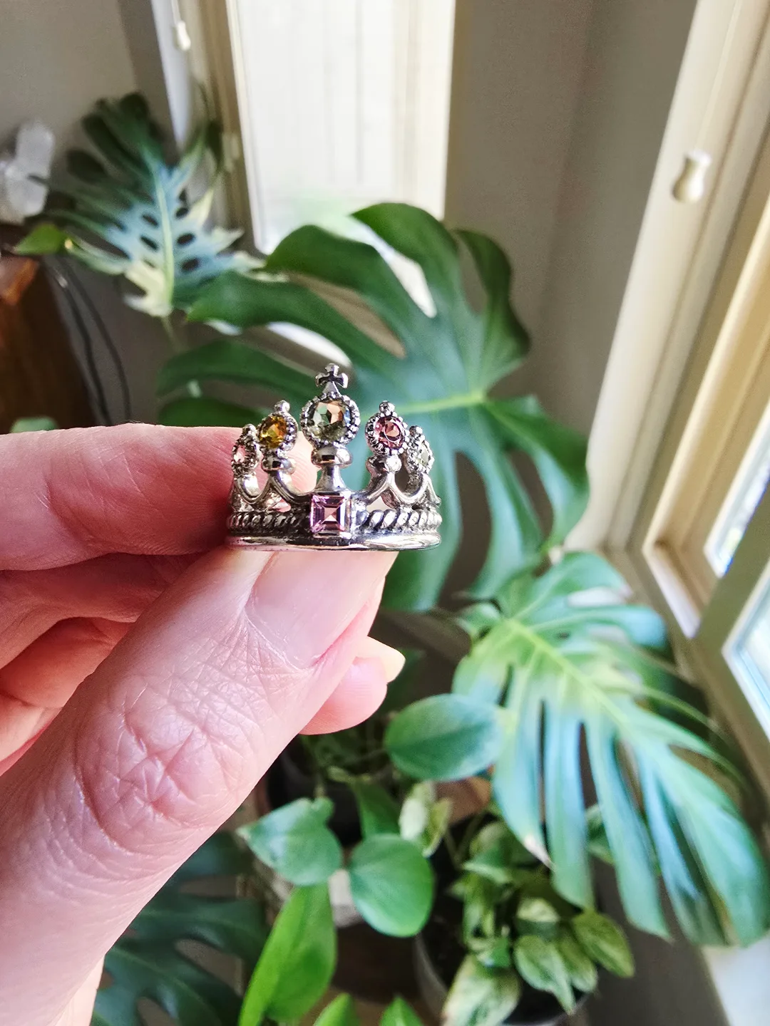 New Tourmaline natural 925stamp sterling silver ring thumbnail