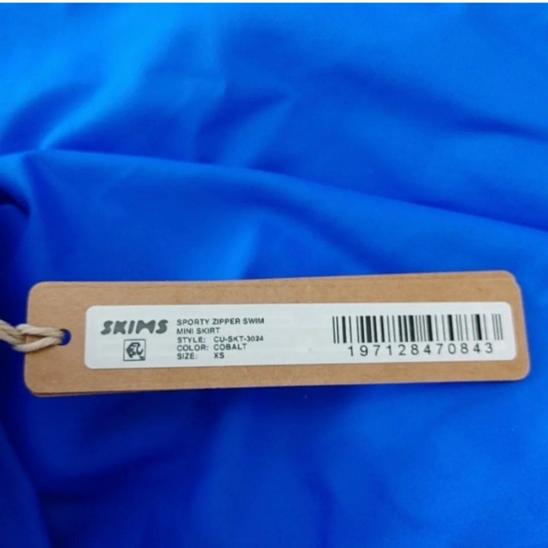 SKIMS 2 PC Swim Sporty Zipper Top & Mini Skirt image indicator(10)