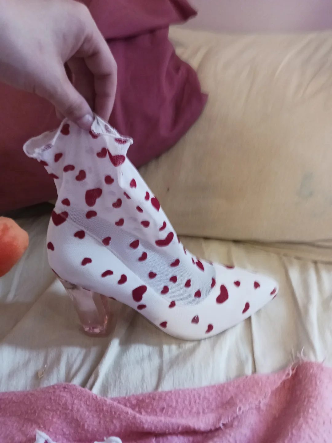 Feelin' Lovesick Sock Booties Sugar Thrillz high heels image indicator(3)