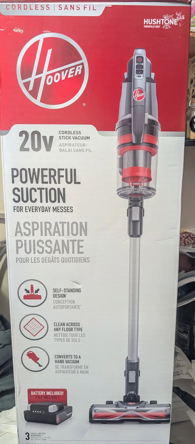Hoover 20V Cordless Stick Vacuum thumbnail