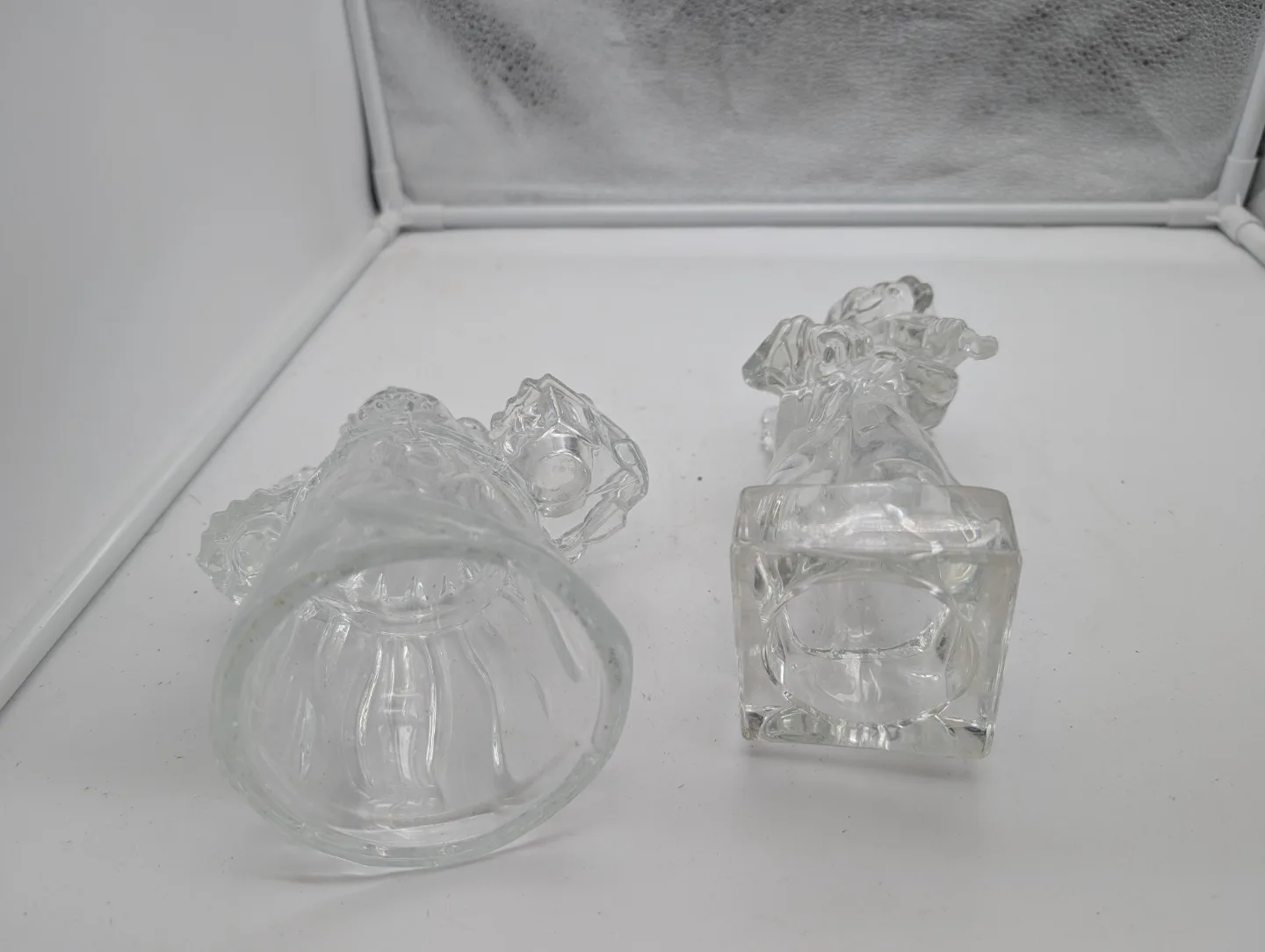 Vintage Glass Santa and Angel Figurines image indicator(2)