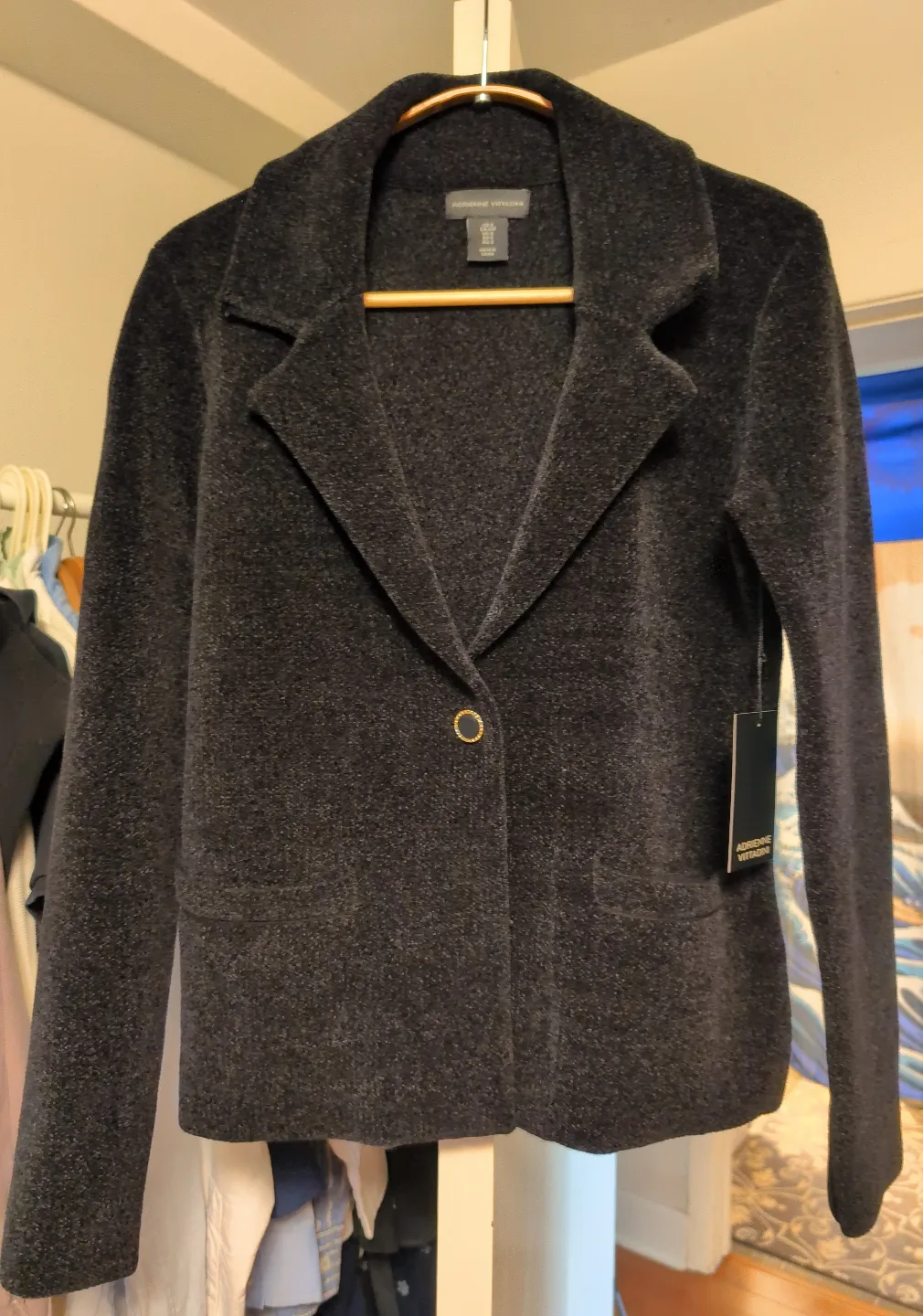 Adrienne Vittadini Women's Size Small Black Blazer thumbnail